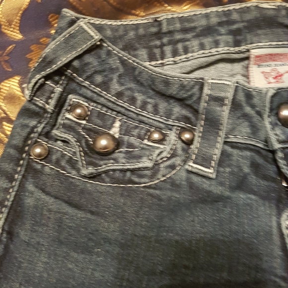 Sz 24 True Religion Skinny Low Rise Jeans - Picture 2 of 6